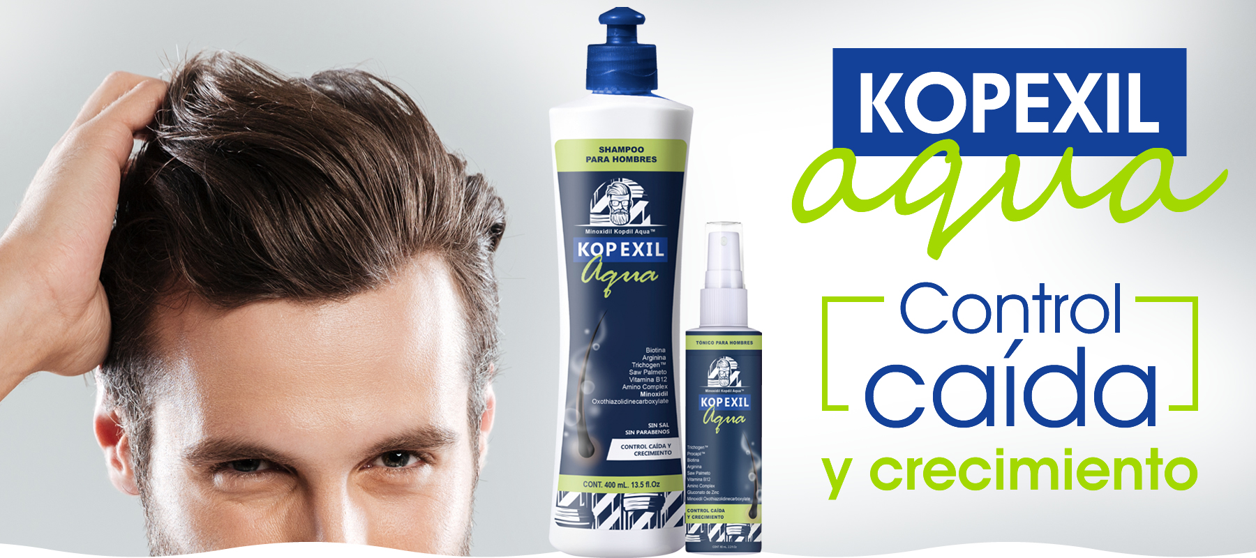 Kopexil Hombre control caída y crecimiento - AMP Grupo Comercial Int
